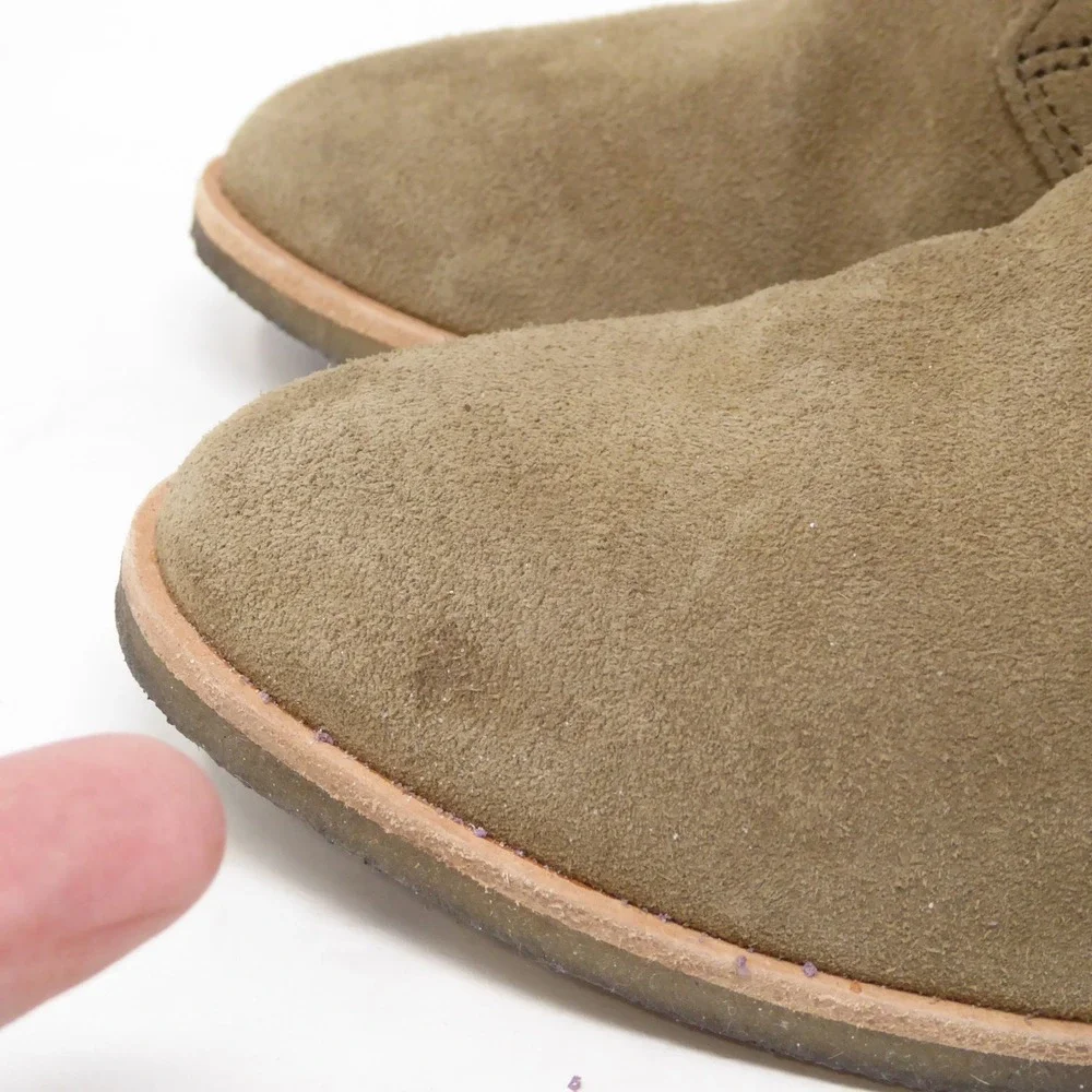 Clarks Women Phenia Desert Boot Tan Suede Lace Up Chukka Size 6